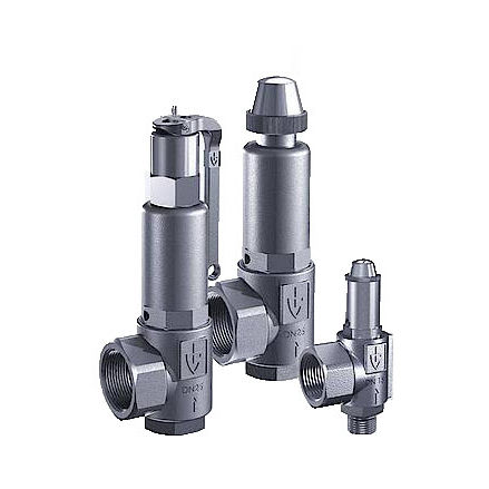 Valvola di sicurezza per vapore - 451bH series - Goetze KG - per acqua calda / filettata / a membrana