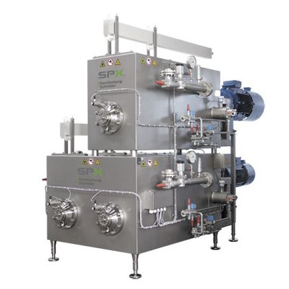 Scambiatore di calore a superficie raschiata - Kombinator® 250L - Gerstenberg Schröder - gas/gas / in acciaio inossidabile / per l'industria agroalimentare