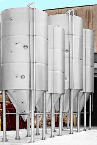 Serbatoio di fermentazione - DELLA TOFFOLA GROUP - di stoccaggio / per birra / in acciaio inossidabile