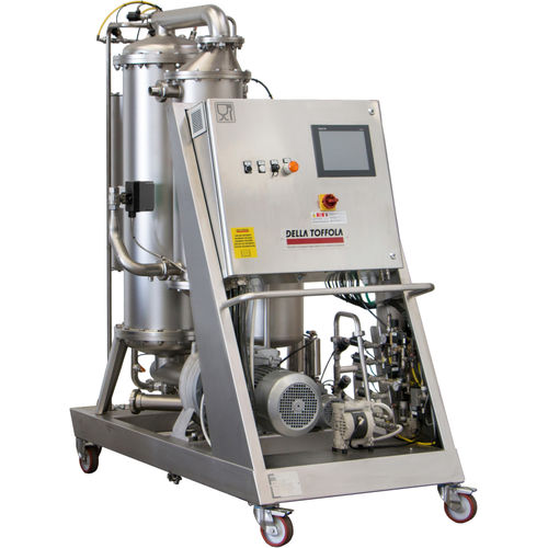 Filtro per liquidi alimentari e bevande - DELLA TOFFOLA GROUP - a membrana / in ceramica / mobile