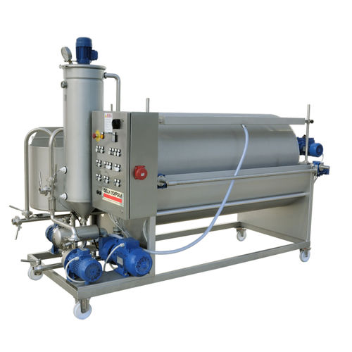 Filtro per liquidi alimentari e bevande - DELLA TOFFOLA GROUP - a tamburo / sottovuoto / per succo di frutta