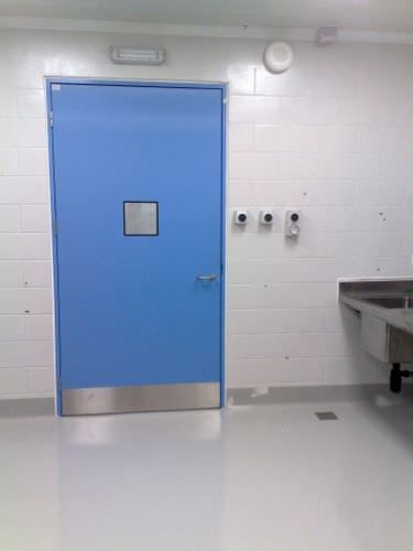 Porta battente - F series - Dortek Ltd. - in PRFV / per applicazioni igieniche / industriale