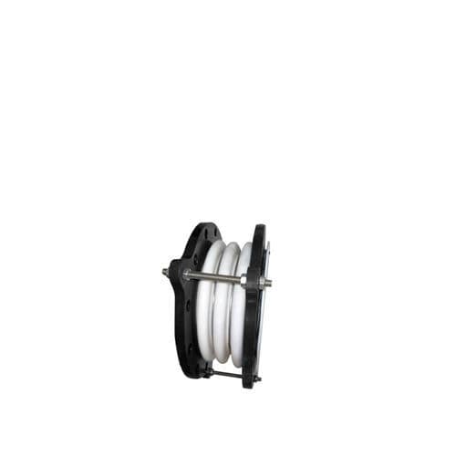 Compensatore di dilatazione PTFE - K200 - Doruk Endustri Ltd. - rotondo / con flangia / assiale