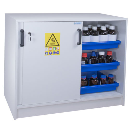 Armadio per acidi e basi - APC113+ - Ecosafe S.A. - di stoccaggio / di sicurezza / a pavimento