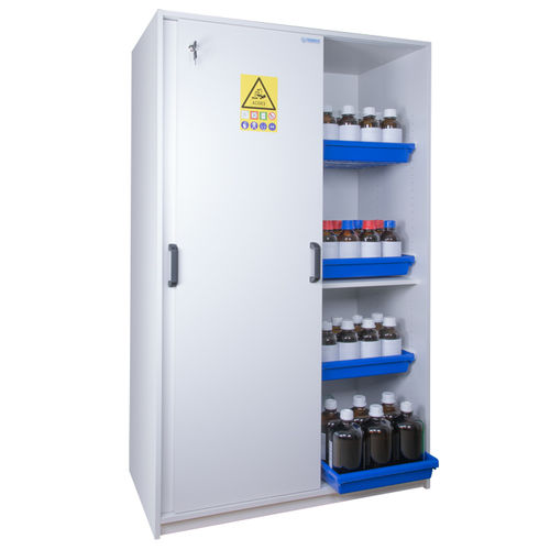 Armadio di stoccaggio - APC221+ - Ecosafe S.A. - di sicurezza / a pavimento / con 2 sportelli