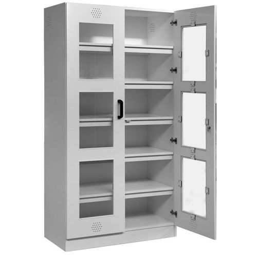 Armadio di sicurezza - AA220V - Ecosafe S.A. - a pavimento / con 2 sportelli / a porte battenti