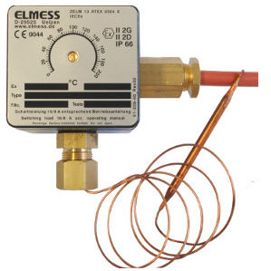 Regolatore di temperatura analogico - ELMESS Thermosystemtechnik GmbH & Co. KG - antideflagrante / ATEX / per area pericolosa