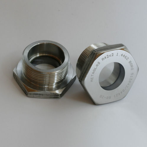 Oblò di osservazione a testa esagonale - 61.NPT - Herberts Industrieglas GmbH & Co. KG - filettato