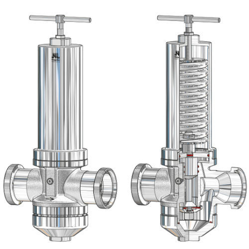 Valvola a membrana - 70 SKK   - Niezgodka GmbH - manuale / di riduzione di pressione / per liquidi alimentari e bevande