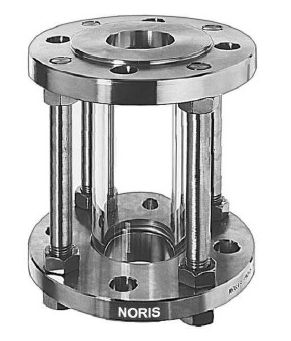 Oblò di osservazione in vetro borosilicato - Bauform 20 - NORIS Armaturen Burkenstein GmbH & Co. KG - in acciaio / con flangia