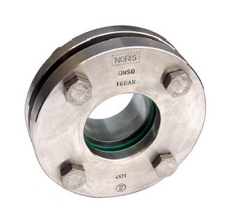 Oblò di osservazione per recipiente - Bauform 230 - NORIS Armaturen Burkenstein GmbH & Co. KG - in vetro borosilicato / in acciaio / con flangia
