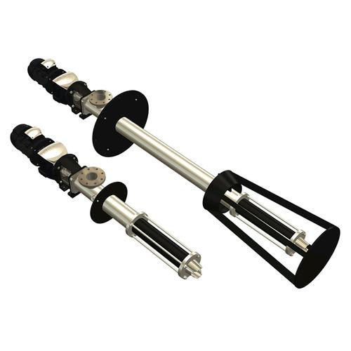 Pompa a vite - DV series - NOVA ROTORS s.r.l. - per acque reflue / elettrica / semisommersa