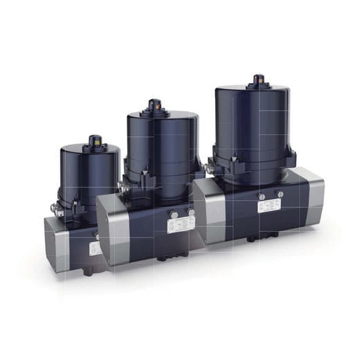 Attuatore elettrico - NTQ, SR series - Nutork Corp. - rotativo / a pistone / con ritorno a molla
