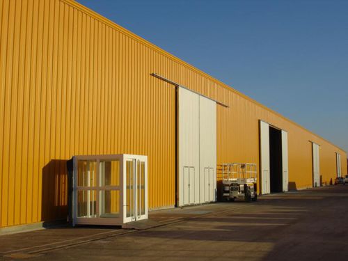 Capannone modulare - Europa Prefabri - temporaneo / prefabbricato / officina di produzione