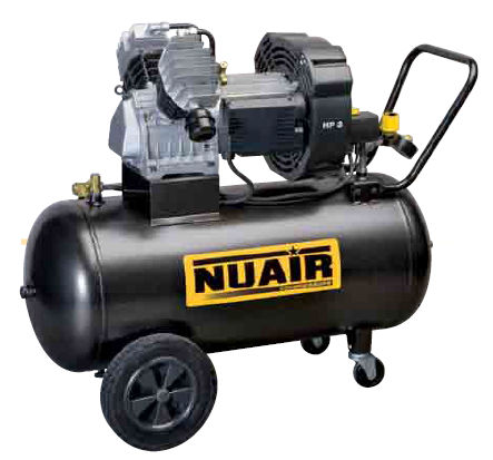 Compressore a pistone - GVM/100 - NUAir compressors - d'aria / con motore elettrico / su rotelle