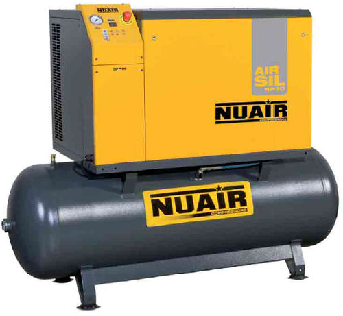 Compressore a pistone - AIR SIL3 NB10/10FT/500 SD - NUAir compressors - d'aria / con motore elettrico / fisso