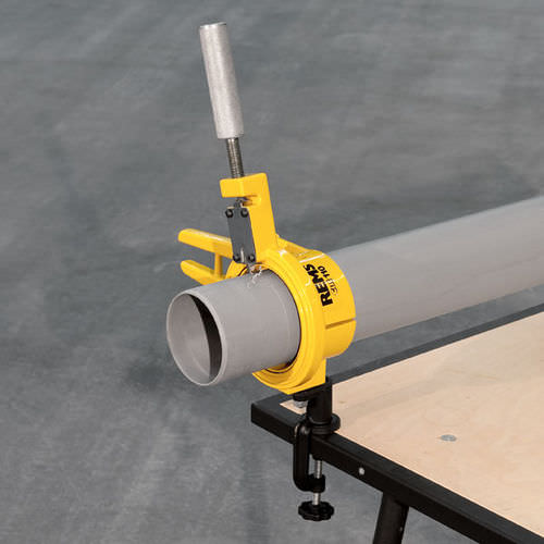 Macchina da taglio per materie plastiche - REMS Cut 110 P - REMS - ad azionamento manuale / smussatura / per estremità di tubi