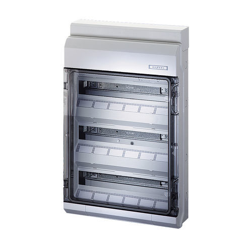Scatola elettrica su guida DIN - KV 3554 - Hensel - in polistirene / per disgiuntore