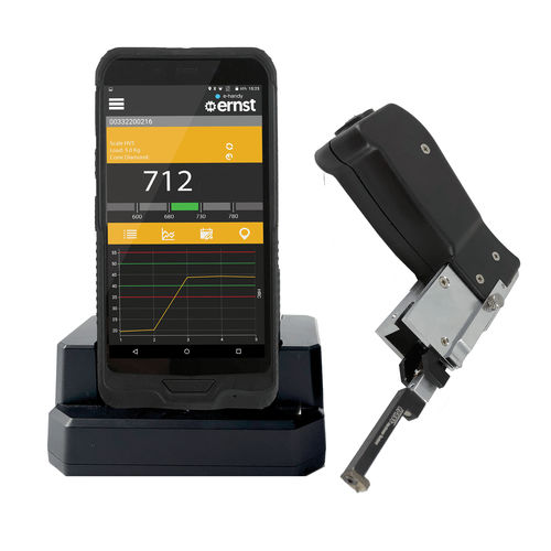 Durometro portatile - e-handy - CISAM-ERNST - di metalli / per alberi a gomito / per cuscinetti