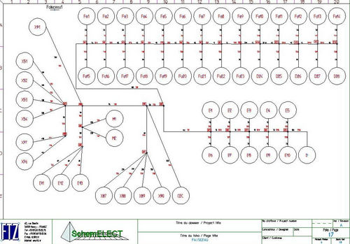 Software CAD elettrico - SchemHARNESS - FTZ INFORMATIQUE - per fascio elettrico