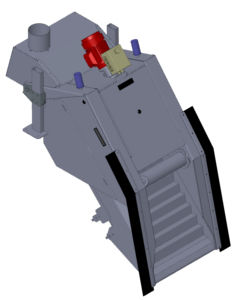 Sgrigliatore a gradini - max. 10 800 m³/h, 2 - 6 mm  - EMO SAS - per trattamento delle acque reflue / fine