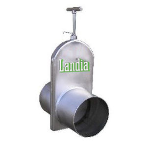 Valvola a ghigliottina - LANDIA AS - manuale / di svuotamento / per acque reflue