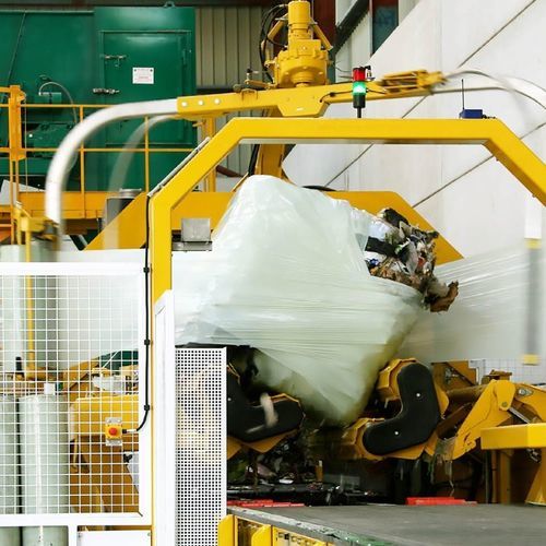 Avvolgitrice fasciapallet orizzontale - MACPRESSE EUROPA SL - automatica / per balle di rifiuti / per rifiuti