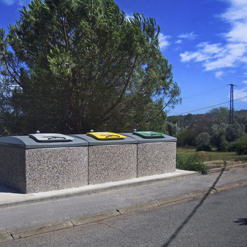 Cassonetto per rifiuti domestici - Semi Underground - NORD ENGINEERING SRL