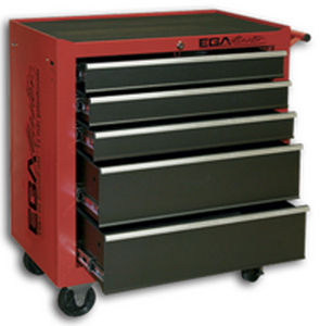 Armadio di stoccaggio - 51024 - Ega Master - con rotelle / 5 cassetti / in metallo
