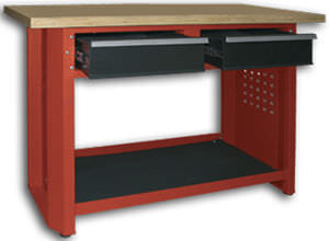 Banco da lavoro in legno - 51042 - Ega Master - 2 cassetti