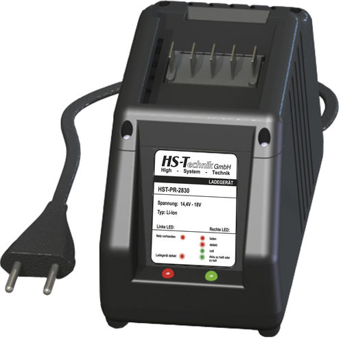 Caricabatteria per elettroutensile portatile - HST-PR-2830 - HS-Technik GmbH - da ufficio / Li-ion / monofase