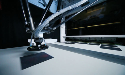 Robot pick and place - SCHMID - ragno / 5 assi / per manipolazione di wafer