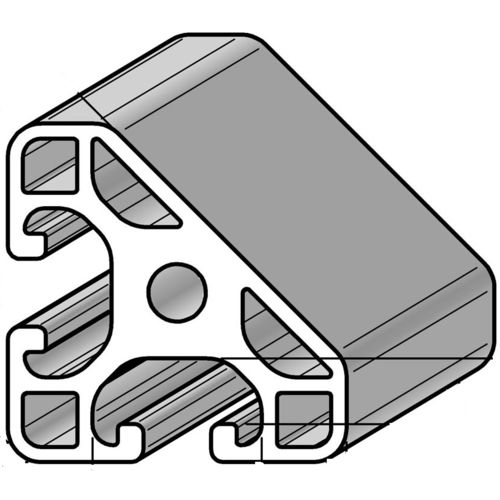 Profilo in alluminio - PRO4040L45 - Alváris Profile Systems GmbH - triangolare / 45° / da costruzione
