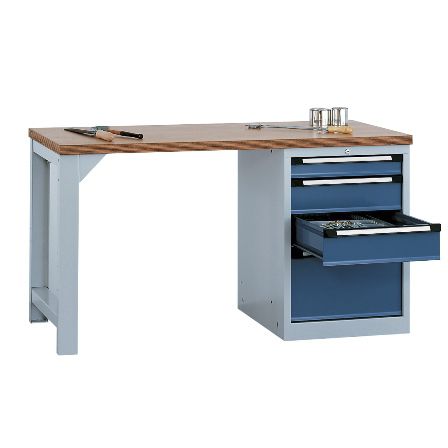 Banco da lavoro in legno - Otto Kind GmbH & Co. KG - a cassetti / per carichi pesanti