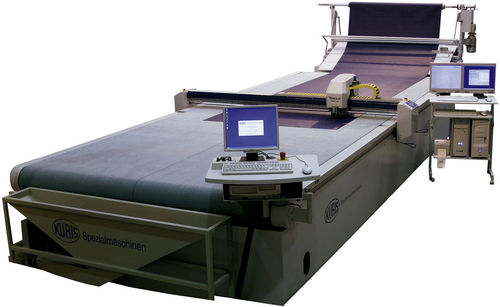 Macchina da taglio a lama - CUTTER 3001 C - KURIS Spezialmaschinen - per materiale tessile / CNC