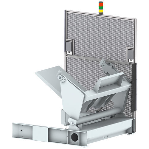 Ribaltatore elettroidraulico - NE 330 - Ventzki Handling Systems - di casse / in metallo / fisso