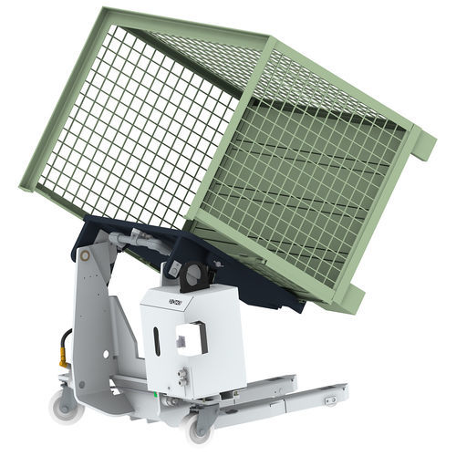Sollevatore e ribaltatore idraulico - NE 01 series - Ventzki Handling Systems - elettrico / mobile / per container