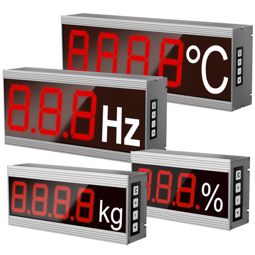 Display LED - LA series - VISUAL ELECTRONIC GmbH - per misurazione di temperatura / per misurazione di corrente / di misurazione dell'umidità