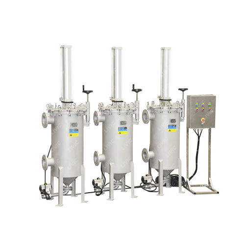 Filtro per liquidi - DFA series - Shanghai LIVIC Filtration System Co., Ltd. - con cestello / con pulizia pneumatica / autopulente