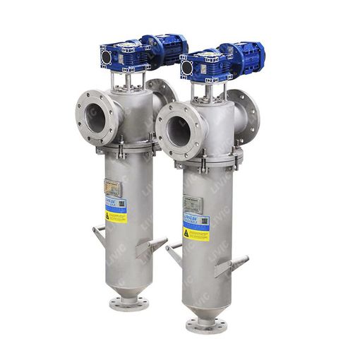 Filtro ad acqua - DFX series - Shanghai LIVIC Filtration System Co., Ltd. - con cestello / autopulente / ad alto rendimento
