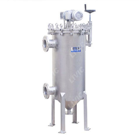 Filtro per liquidi - DFM series - Shanghai LIVIC Filtration System Co., Ltd. - con cestello / autopulente