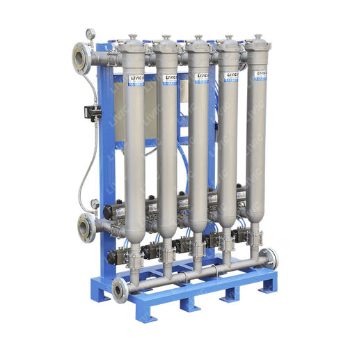 Filtro per liquidi - MF series - Shanghai LIVIC Filtration System Co., Ltd. - a cestello multiplex / autopulente / modulare