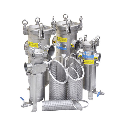 Filtro per liquidi - SF series - Shanghai LIVIC Filtration System Co., Ltd. - con cestello / in maglia metallica / in acciaio inossidabile