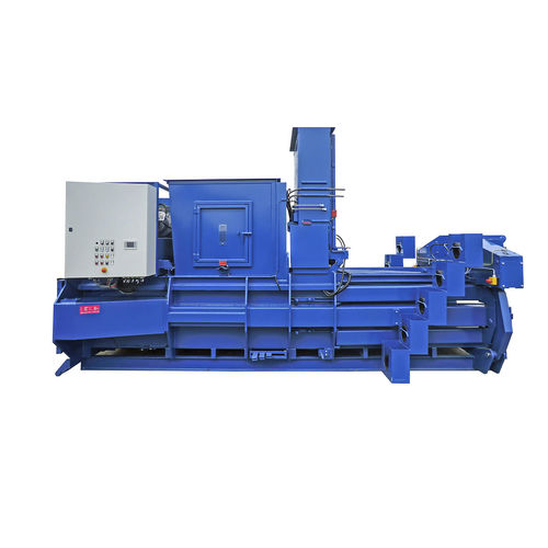 Pressa imballatrice per cartone - Albamat 600 V5 - abba-Pressen Vertriebs GmbH & Co KG - per carta / per plastica / orizzontale