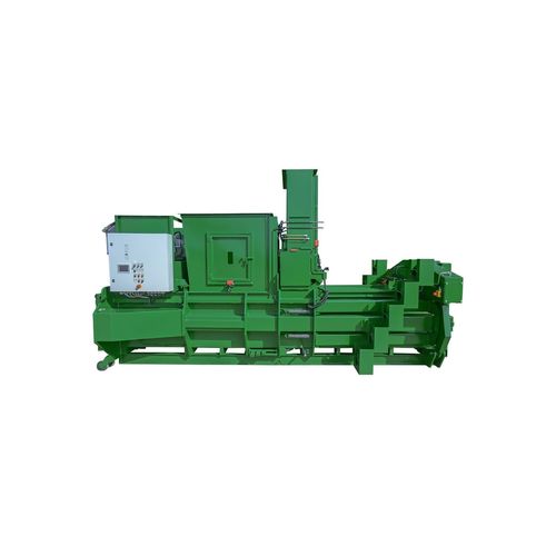 Pressa imballatrice per cartone - Albamat 500 V5 - abba-Pressen Vertriebs GmbH & Co KG - per carta / per plastica / orizzontale