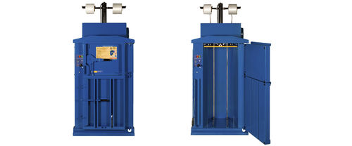 Pressa imballatrice per rifiuti - Abba 60 - abba-Pressen Vertriebs GmbH & Co KG - verticale / a carico frontale / a camera singola