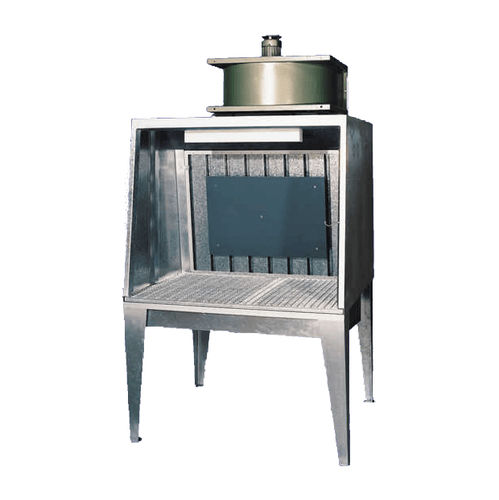 Cabina di verniciatura aperta - Glaze  - Krautzberger - a filtro