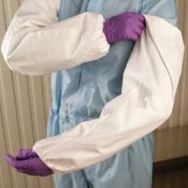 Soprammanica di protezione chimica - Dastex - in tyvek / unisex / verde
