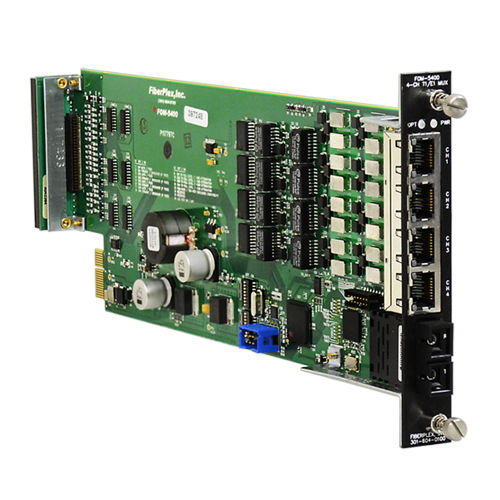 Multiplexer scheda - FOM-5400 - FiberPlex Technologies, LLC - multicanale / in fibra ottica / ottico