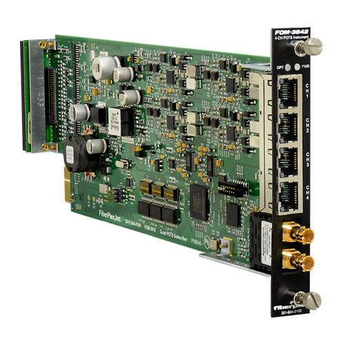 Multiplexer scheda - FOM-3841  - FiberPlex Technologies, LLC - multicanale / in fibra ottica / analogico